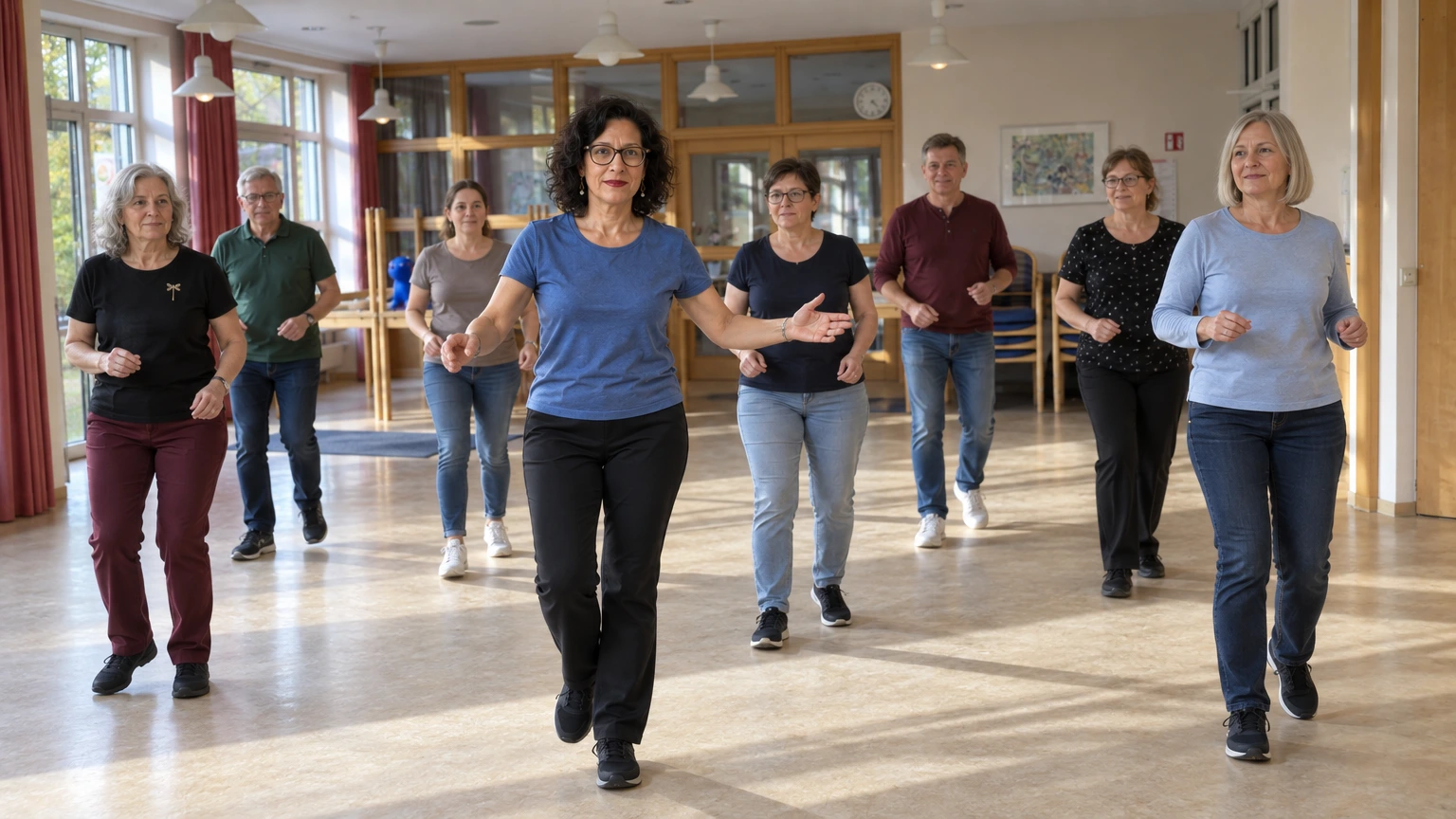 Titelbild zum Kurs „Fit, Fun, Line Dance!“